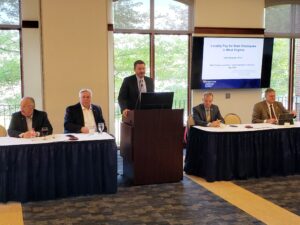 WVU's John Deskins leads legislators through questions of locality pay to recruit, retain state workers